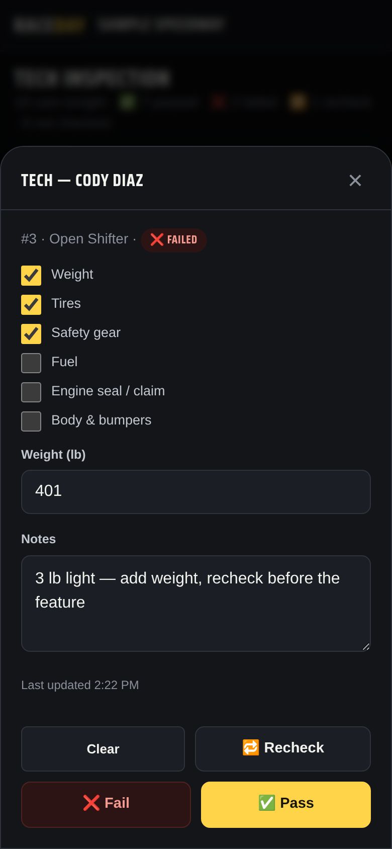 A car in tech